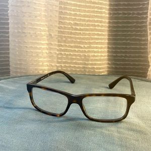 Prada eyeglasses  unisex black/tortoise full rim optical frame.